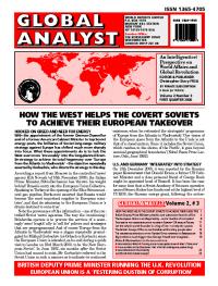 Global Analyst cover